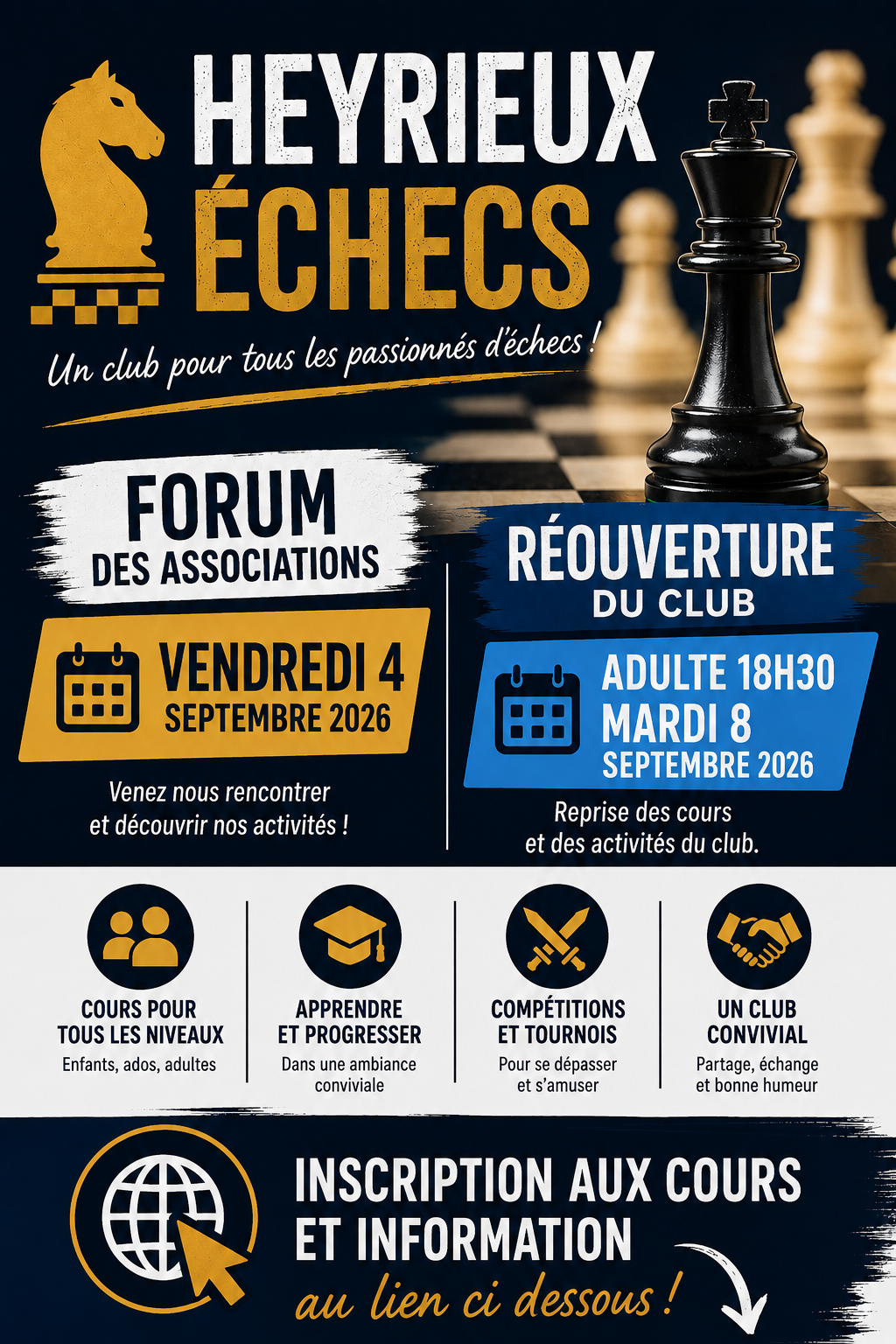 Flyer du prochain événement
